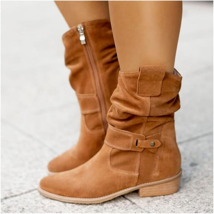 Laluna® | Stijlvolle Suède Knieboots
