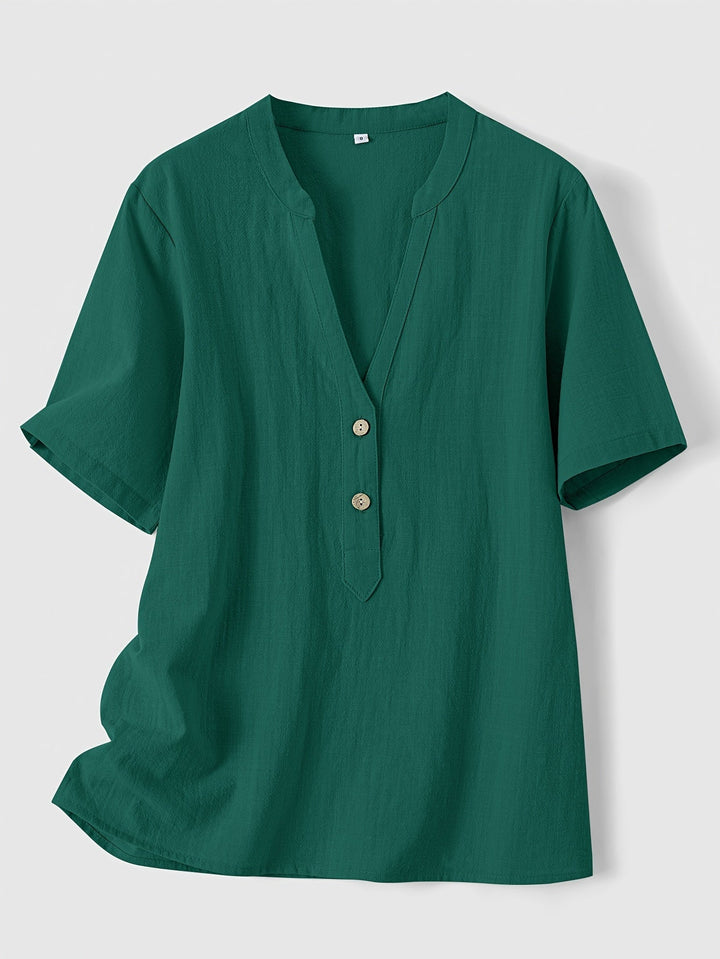 Tara - Elegante blouse met V-hals