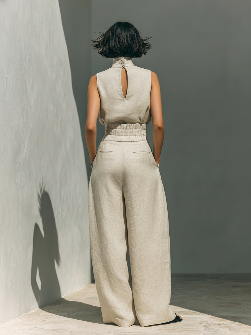 Maria - tanktop en wijde broek
