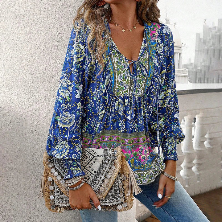 ANIKA I STIJLVOL BLOEMENBLOUSE