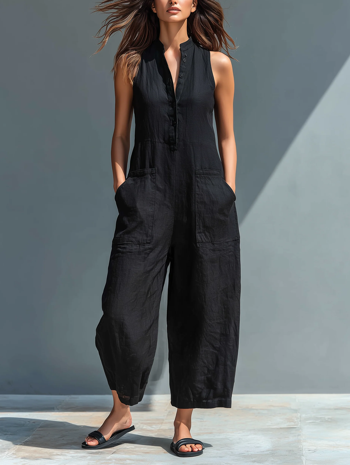 Lotte™ || Mouwloze Minimalistische Jumpsuit