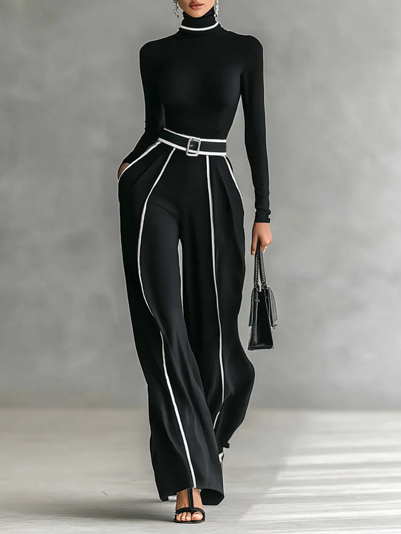 Vera™ || Elegante Set met Contrasterende Accenten