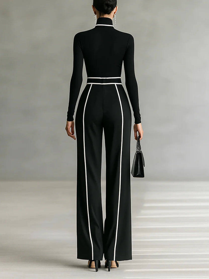 Vera™ || Elegante Set met Contrasterende Accenten