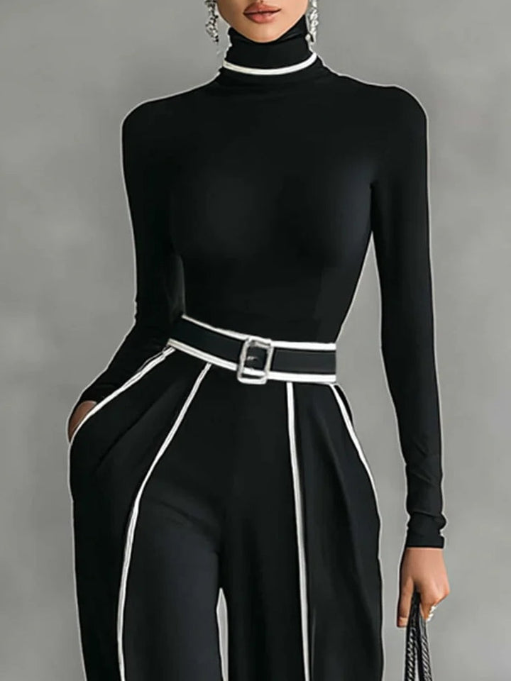Vera™ || Elegante Set met Contrasterende Accenten