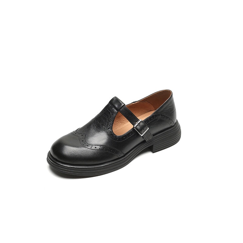 Talvanna | Elegante Everyday Leren Mary Janes