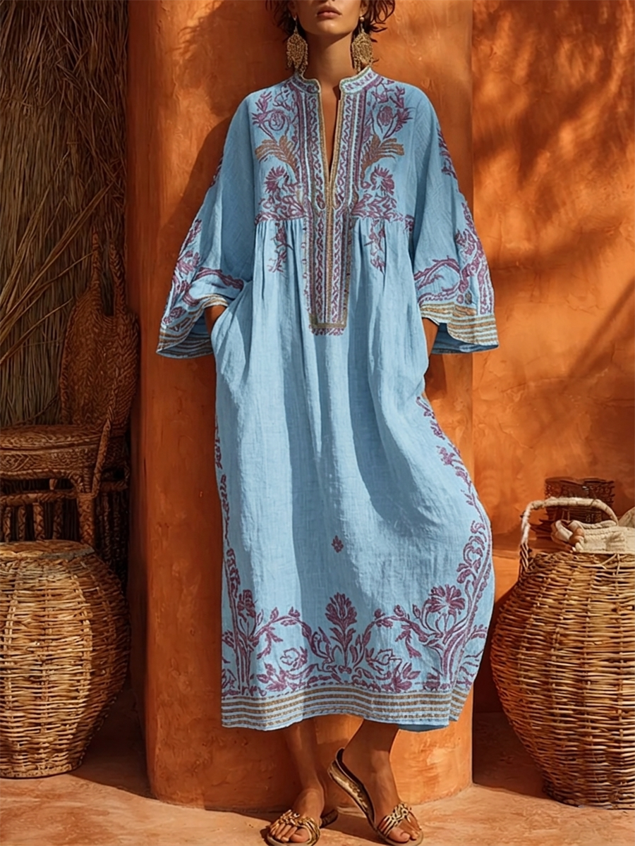 Celestina - Boho jurk met mediterrane charme